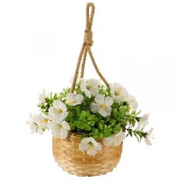 Faux Basket Bouquet - Blossom 31x18cm - image 2