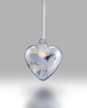 Birth Gem Heart (April Diamond)
