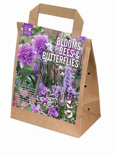 Blooms, Bees & Butterflies Violet Mix