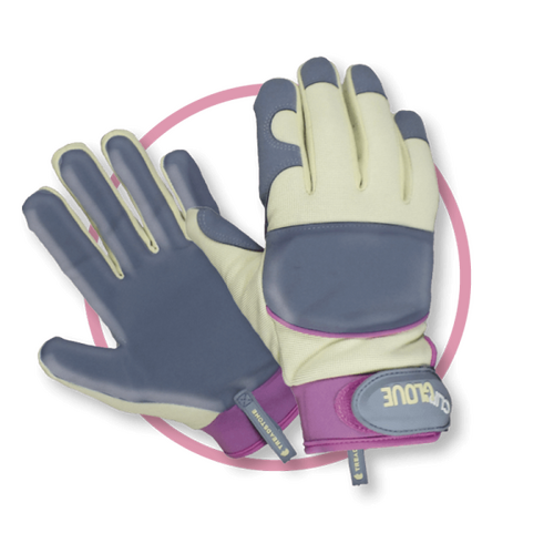 Clip Glove Leather Palm Ladies Small - image 1