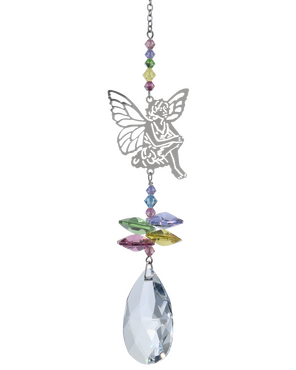Crystal Fantasies Sitting Fairy Confetti