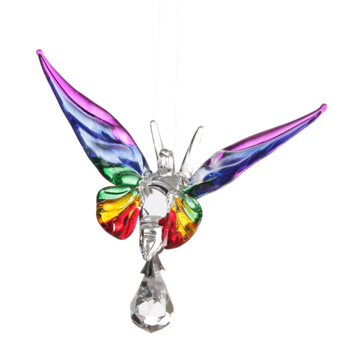 Fantasy Glass Butterfly Rainbow