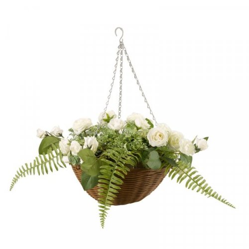 Faux Topiary Rose Sensation Basket 35cm - image 2