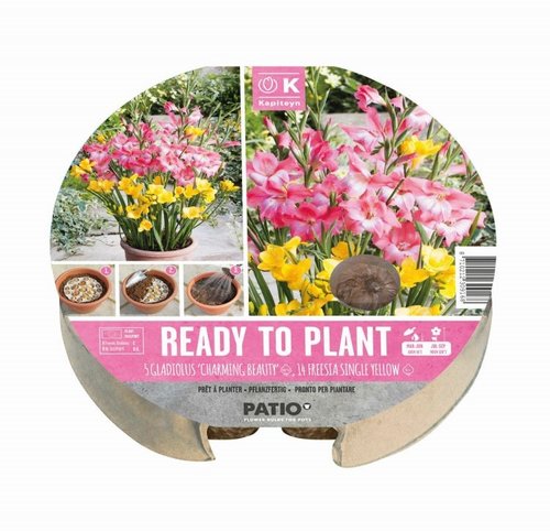 Plant-O-Mat Tray Pink/Yellow