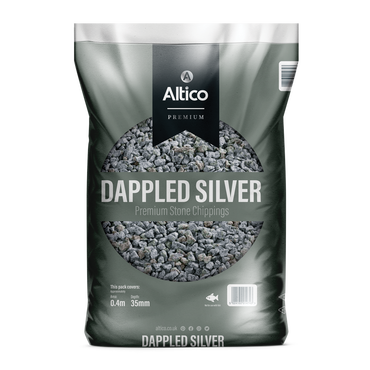 Premium Dappled Silver Chippings 12-16mm - image 1