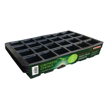 Seed Tray Inserts 24 Cell (5) Black - image 1
