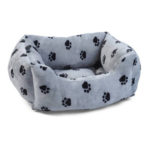 SnugPaws Grey Pet Bed Medium - image 2