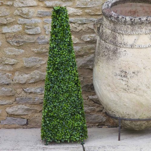 Faux Topiary Pot Obelisk 60cm - image 1