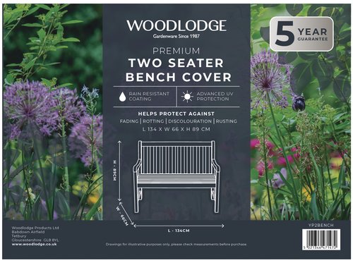 Woodlodge 2 Seater Bench Cover