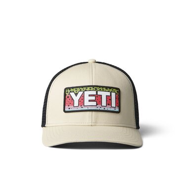 YETI Cream Rainbow Trout Trucker Hat - image 1