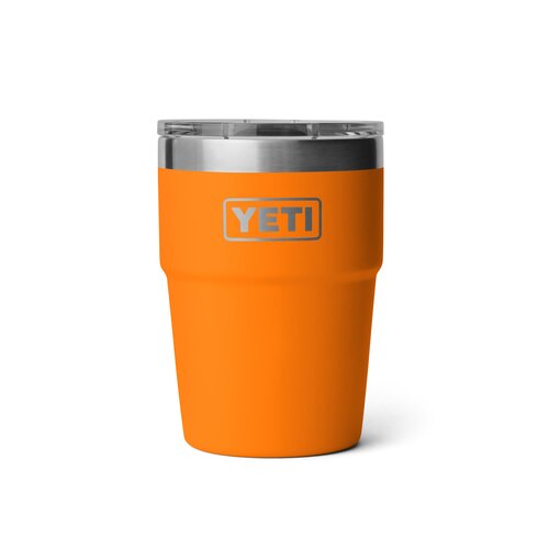 YETI Rambler NEW 16oz Stackable Cup King Crab Orange - image 1