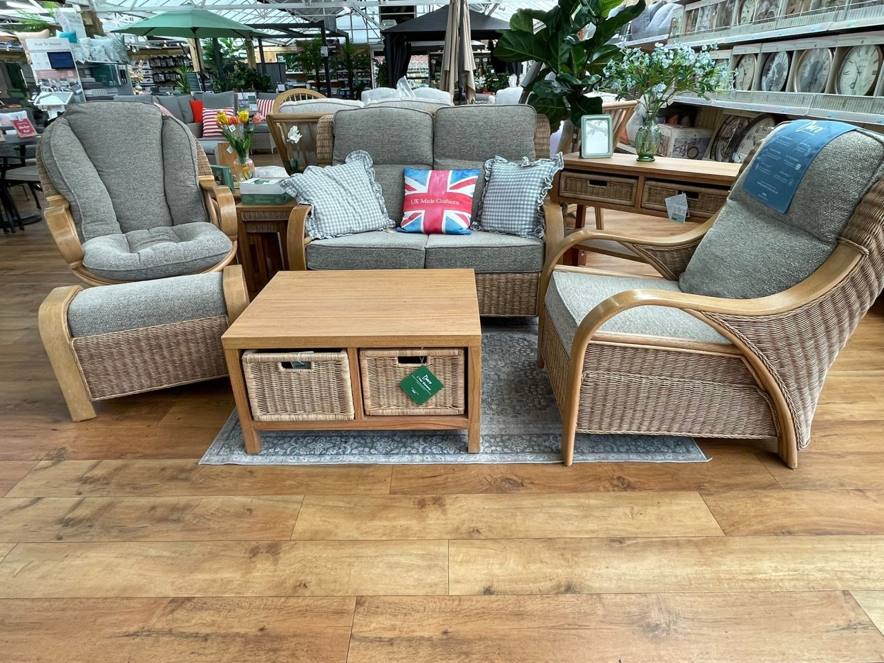 Daro Waterford Set on Display at Stewarts Garden Centre Christchurch Dorset