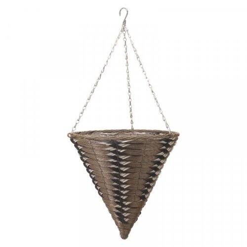 Kikuyu Faux Rattan Cone 14" - image 1