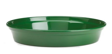 18-20.3cm (7/8") Green Flower Pot Saucer