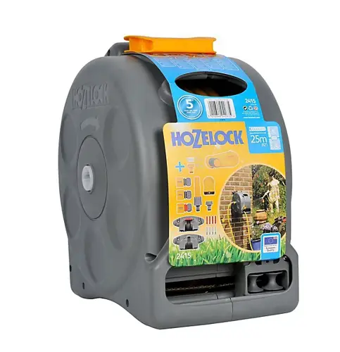 2 in 1 Compact Enclosed Reel & 25m Hose
