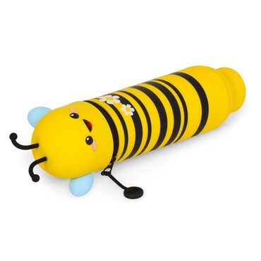 2-In-1 Silicone Pencil Case Kawaii Bee - image 3