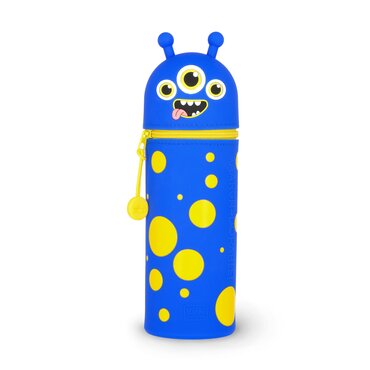 2-In-1 Silicone Pencil Case Kawaii Monster - image 1
