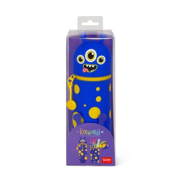 2-In-1 Silicone Pencil Case Kawaii Monster - image 6