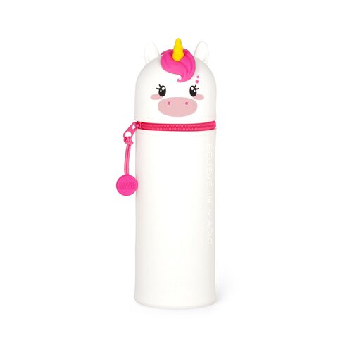 2-In-1 Silicone Pencil Case Kawaii Unicorn - image 1