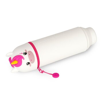 2-In-1 Silicone Pencil Case Kawaii Unicorn - image 2