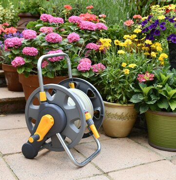 2in1 Reel+25m M/P Hose + Fittings + MS Gun (Boxed) - image 1