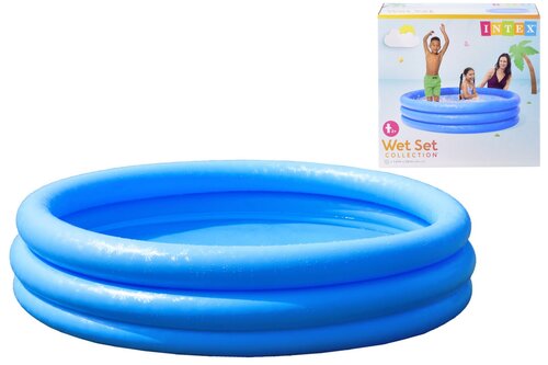 3 Ring Crystal Blue Pool