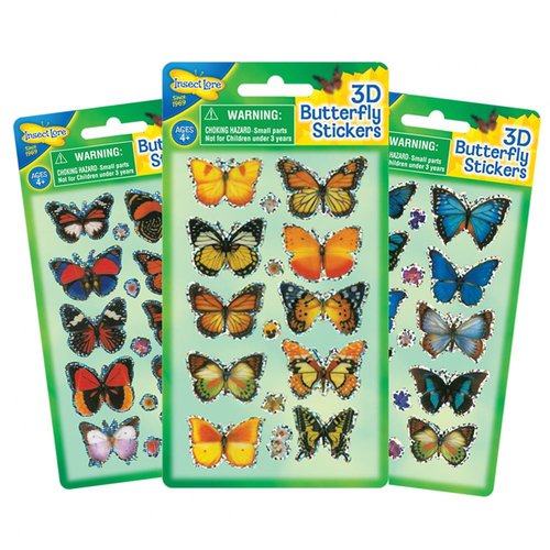 3D Butterfly Stickers - image 1