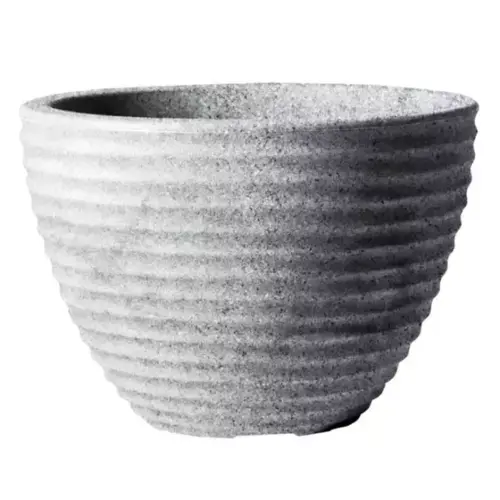 49cm Low Honey Pot Millstone Grey