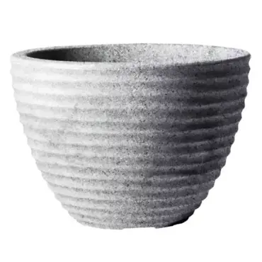 49cm Low Honey Pot Millstone Grey