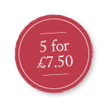5 for £7.50