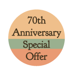 70th Anniversary Special Offer