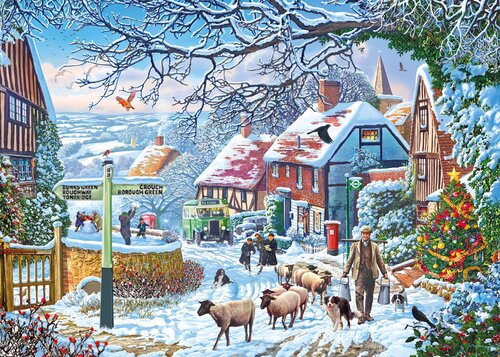 A Winter Stroll 1000 piece - image 2