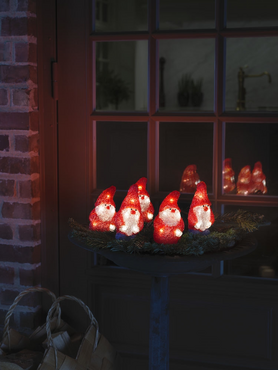 Acrylic Gonk Santa Lights (Set of 5) - image 3