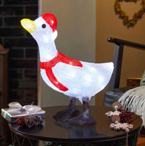 Acrylic Light Up Ice Goose