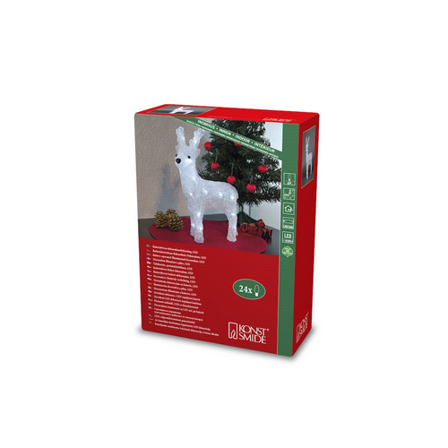 Acrylic Reindeer Battery Light - image 4