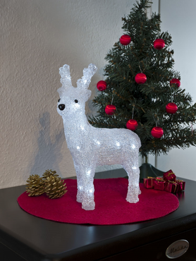 Acrylic Reindeer Battery Light - image 3