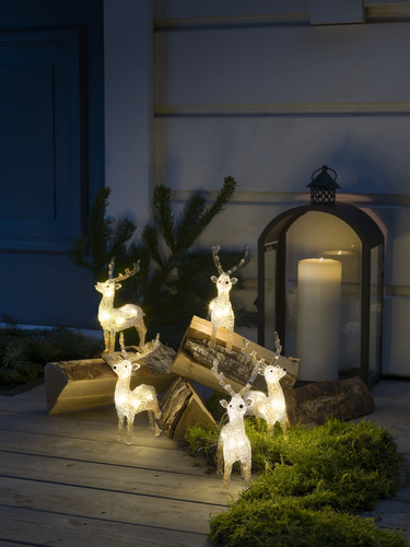 Acrylic Reindeer (Set of 5) - image 3