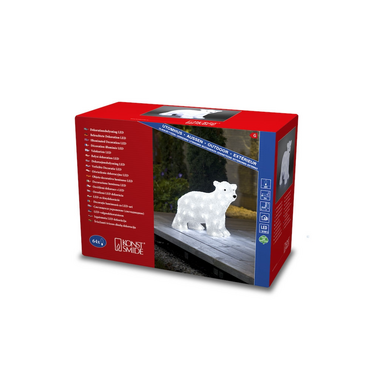 Acrylic Standing Polar Bear Light - image 5