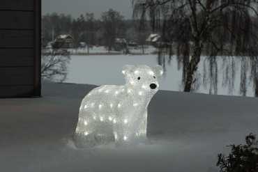 Acrylic Standing Polar Bear Light - image 4