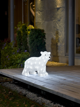 Acrylic Standing Polar Bear Light - image 3