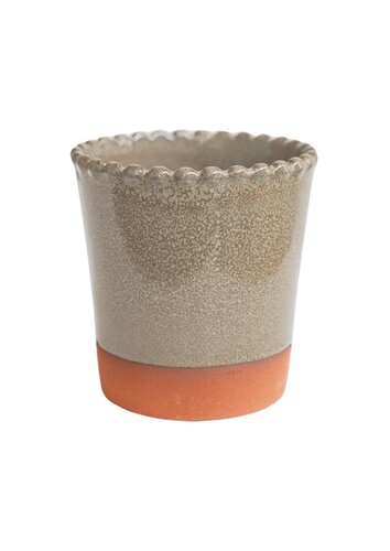 Adeline Beaded Edge Mocha Planter 14cm - image 2