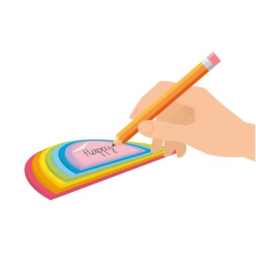 Adhesive Notepad Rainbow Thoughts - image 3