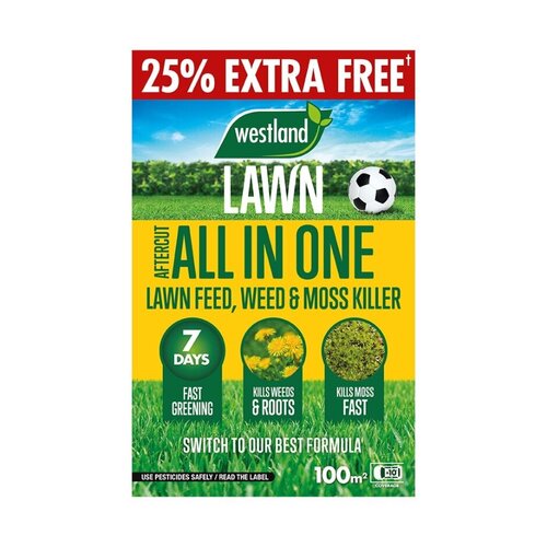 Aftercut All in One Lawn Feed & Moss Kill 80m 2 Box + 25% - image 2