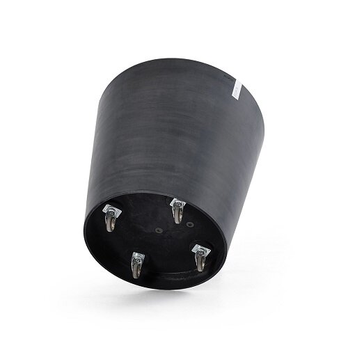 Amsterdam Eco Pot Black 60cm On Wheels - image 2