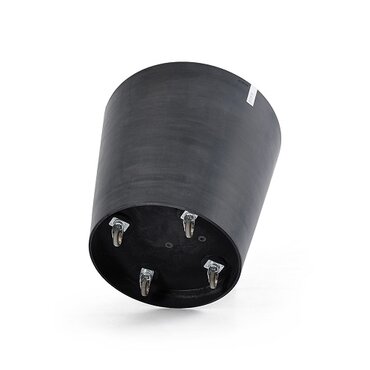 Amsterdam Eco Pot Black 60cm On Wheels - image 2