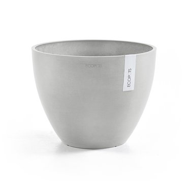 Antwerp Eco Pot White Grey 50cm - image 1