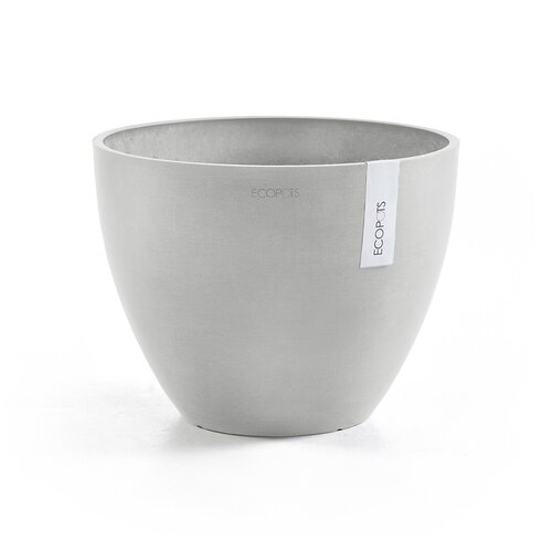 Antwerp Eco Pot White Grey 40cm - image 1