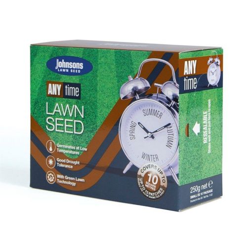 Johnsons Any Time Lawn Seed (10sqm 250g)