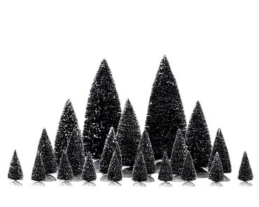 Assorted Pine Trees Set of 21