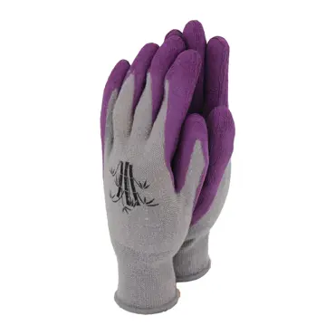 Bamboo Gloves Grape Extra Small